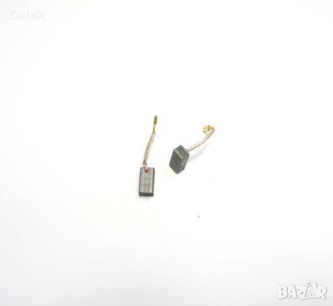 Въглено-графитна четка с канал, извод и накрайник каб.обувка 5x10x17mm, снимка 1