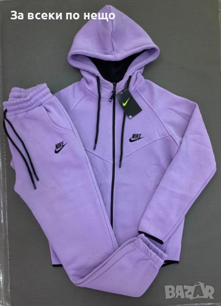 Nike Дамски Лилав Ватиран Спортен Комплект🔝Дамски Спортен Екип Найк Код LFS736, снимка 1