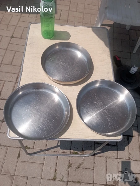 Тава хром Силистра 30см от соца , снимка 1