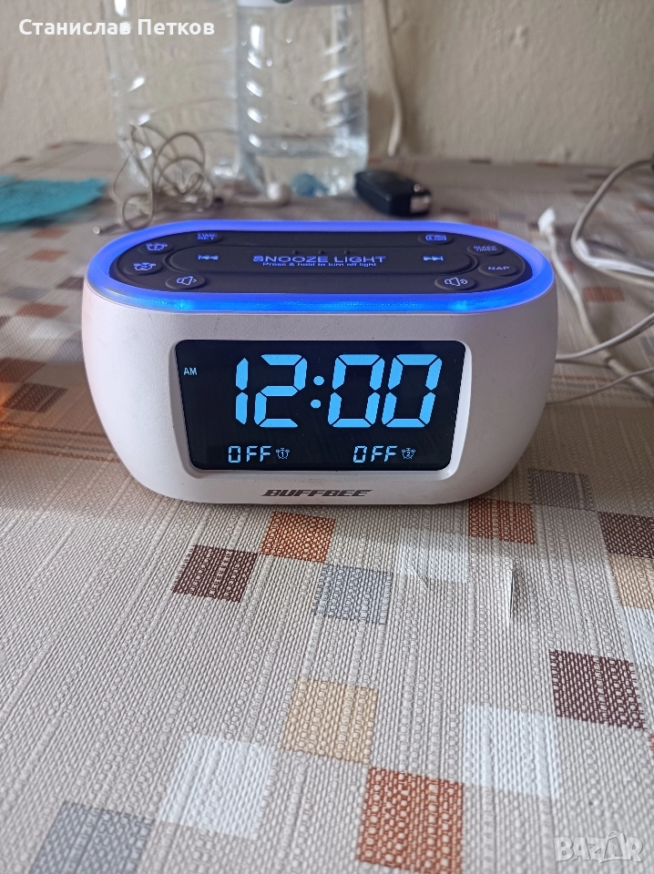 часовник с будилник, снимка 1