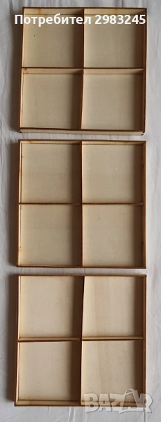 Три броя дървени органайзери, снимка 1