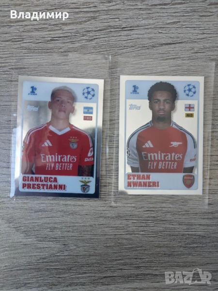 Topps UEFA шампионска лига 24/25 - chrome стикери , снимка 1