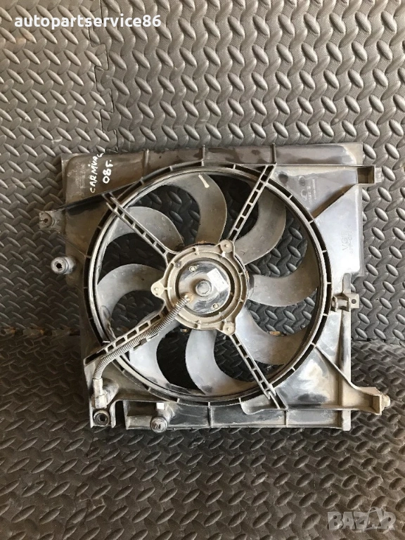 Радиаторен вентилатор за KIA Carnival 2.9 CRDi (2006–2010) 97730-4DXXX, A005179, снимка 1