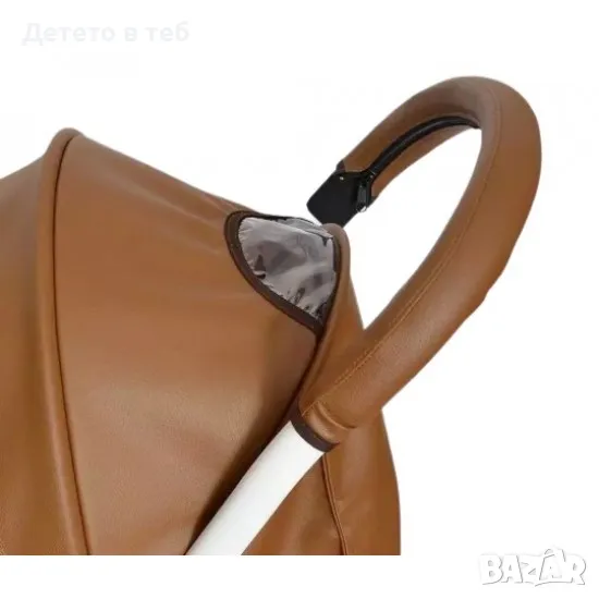 Кожен калъф за дръжка, универсален, карамел, снимка 1