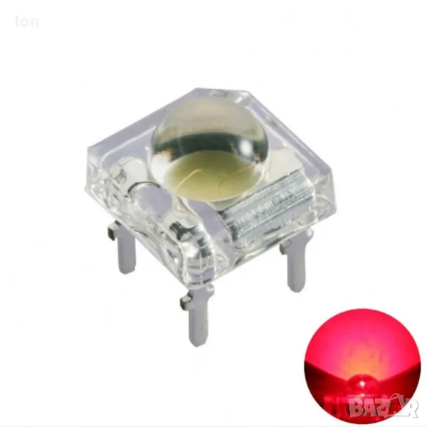 Червени PowerFlux 220mW светодиоди за автомобилни стопове, снимка 1