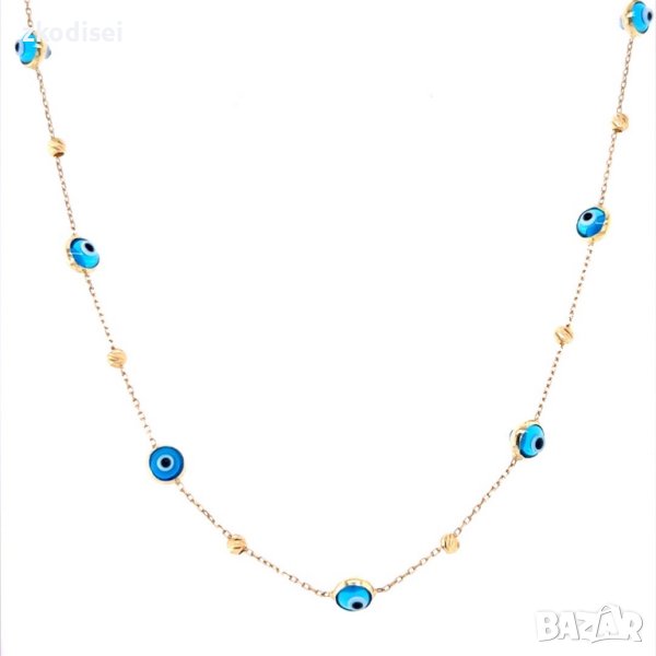 Златно колие 3,53гр. 46см. 14кр. проба:585 модел:17808-4, снимка 1