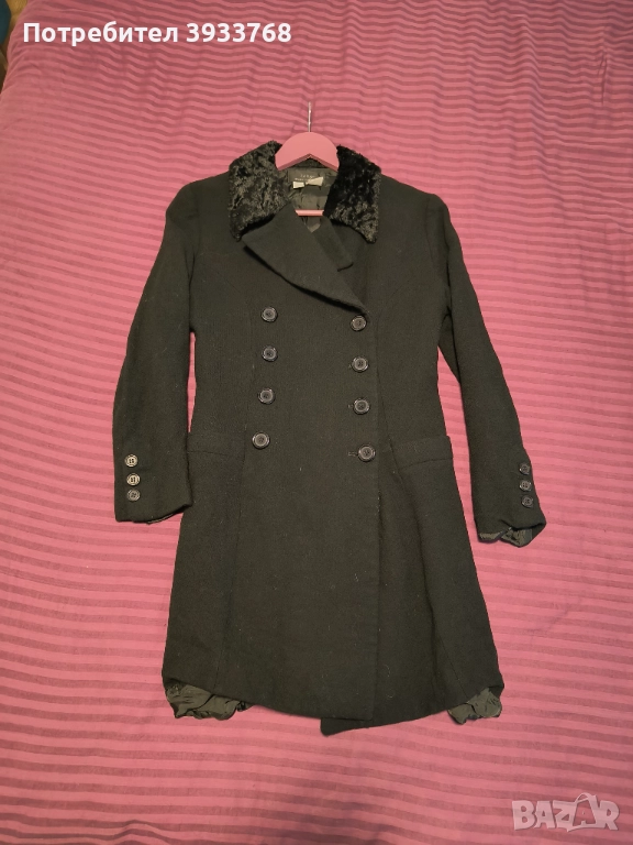 Дамско палто в черен цвят!, снимка 1