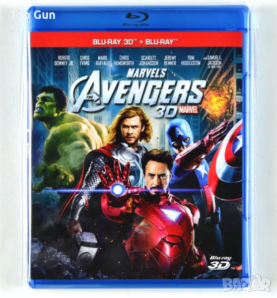 Блу Рей Отмъстителите 2D+3D Blu Ray The Avengers, снимка 1