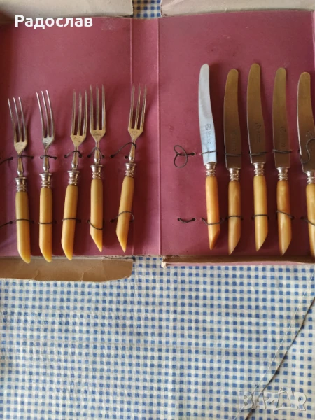 ножове и вилици Solingen стара изработка , снимка 1