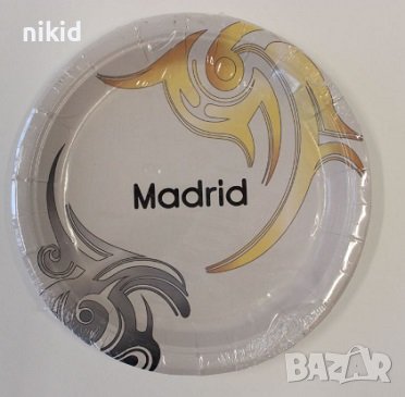 real madrid Реал Мадрид футболни 10 бр парти чинии чинийки, снимка 1