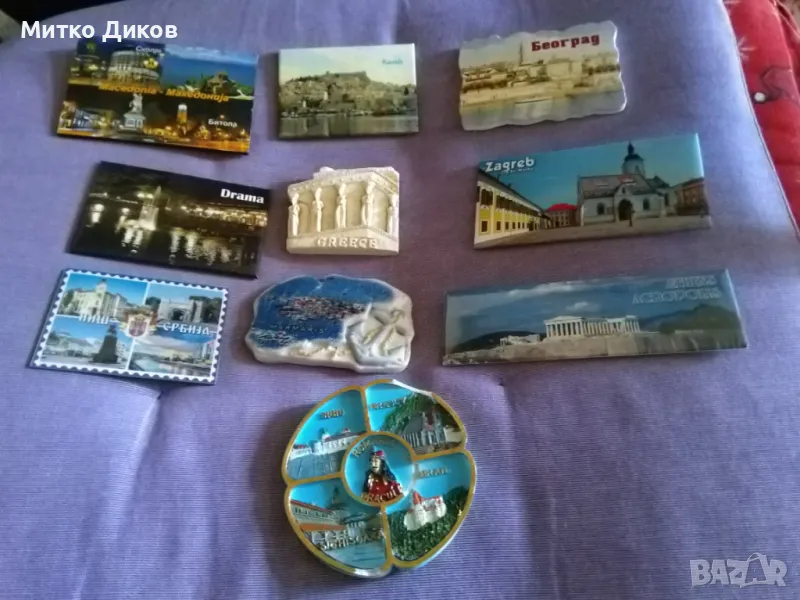 Магнити от  страни и градове ш други като нови 100 броя по 1.50лв на брой, снимка 1