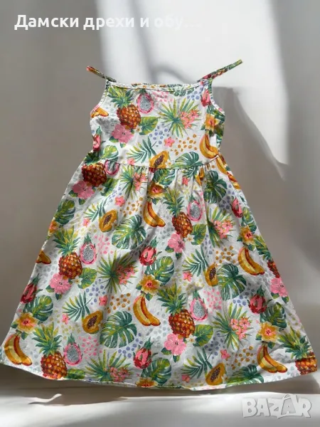 Детска памучна рокля , снимка 1