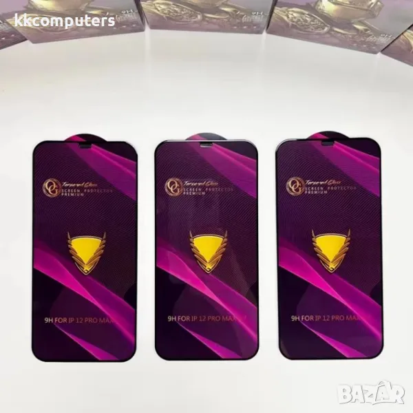 Golden Armor Стъклен screen protector за iPhone 12 / 12 PRO 6.1 Баркод : 455792, снимка 1