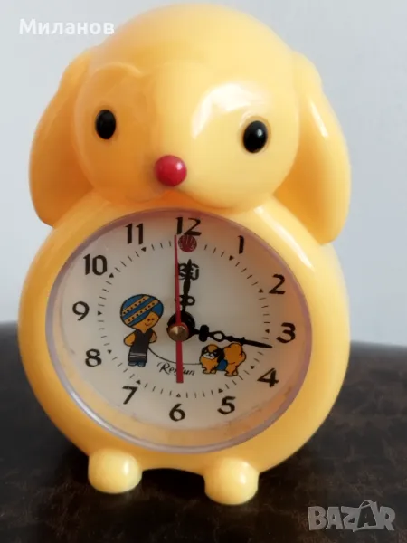 Стар механичен будилник, настолен часовник, снимка 1