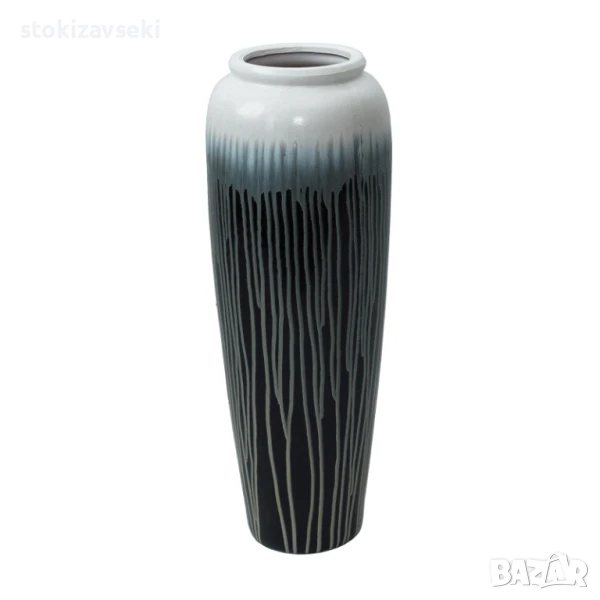 Ваза с преливащи се цветове, 60см, снимка 1