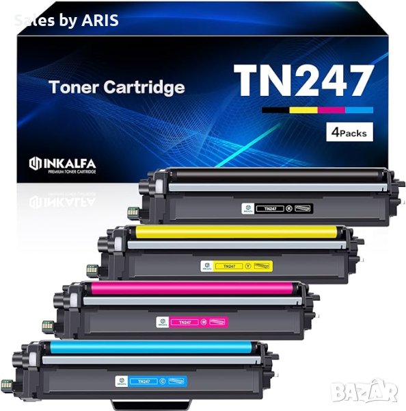 4 пакета TN247 TN-243CMYK тонер Value Pack, снимка 1