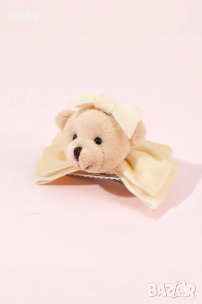 Фиба с плюшено мече в бежово, вдъхновена от Petite Fleur , снимка 1