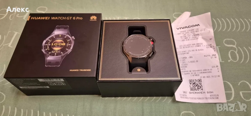 Продавам HUAWEI WATCH GT 6 Pro НОВ.., снимка 1