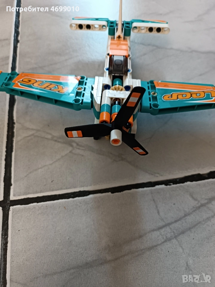 LEGO каскадьорски самолет (работещ пропелер), снимка 1