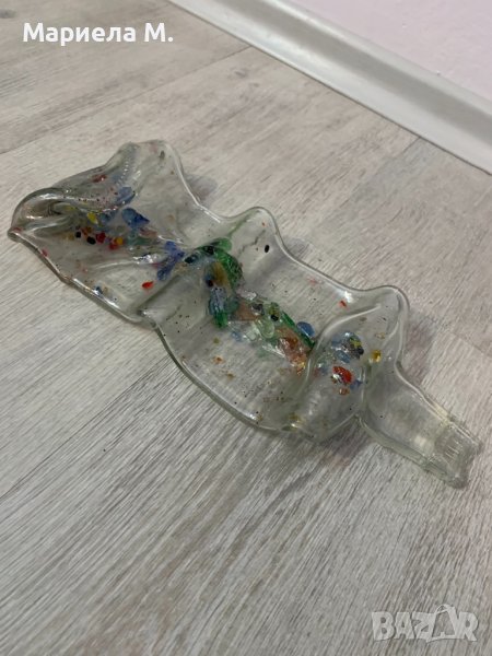 Декоративна поставка от италианско стъкло - 3 вида, снимка 1