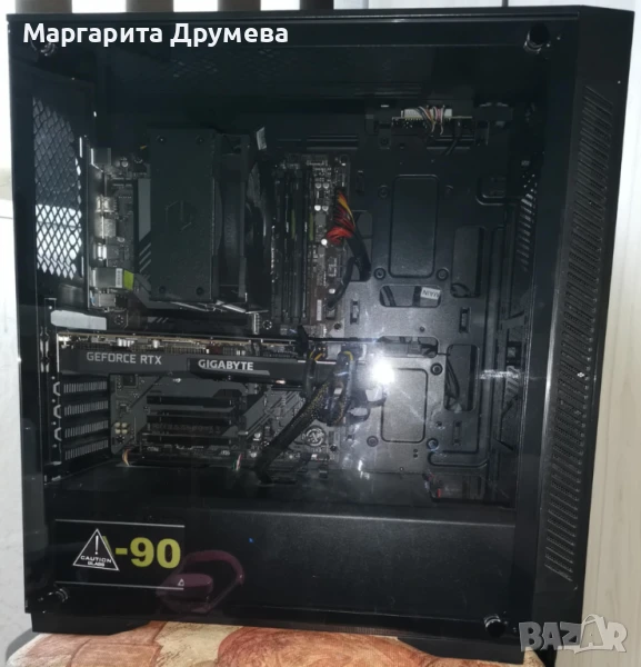 Компютър i7 12700F, RTX 3070, 16GB RAM, 500GB SSD, 1TB HDD, 256GB SSD, снимка 1