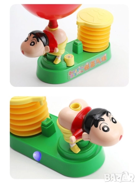   Забавна детска игра със зарчета и количка за надуване , снимка 1