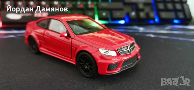 Мерцедес Ц63 АМГ Коуп в мащаб 1:34 , снимка 4 - Колекции - 44694748