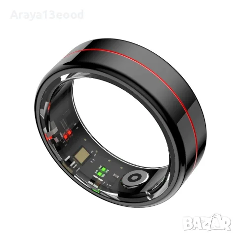 R04 Smart Ring – смарт пръстен с измерване на пулс, кислород, сън и физическа активност, размер 10