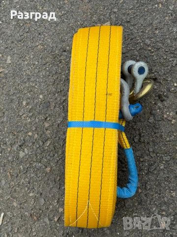 Колан за теглене 3 тона / 6 метра с шегели, снимка 7 - Части - 53051789