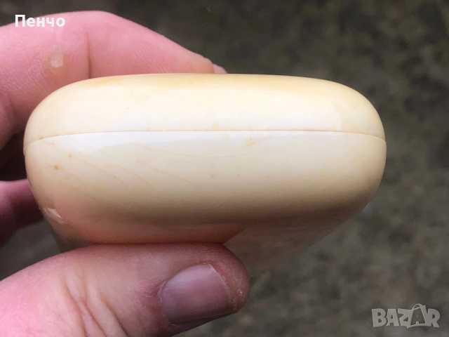 старинна кутия /табакера/ - слонова кост и сребро, снимка 18 - Антикварни и старинни предмети - 53413496