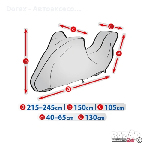 Покривало за мотор Kegel серия Basic тип кутия - различни размери, снимка 2 - Аксесоари и консумативи - 53646201