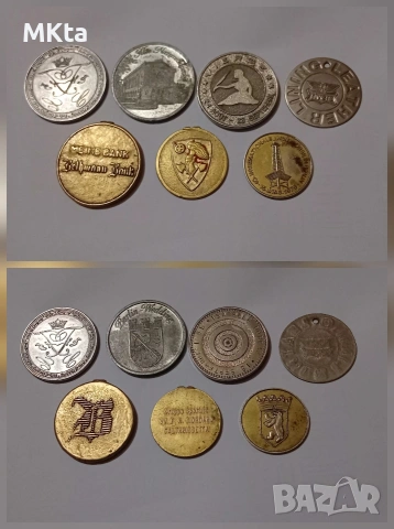 Лот монети,медали,жетони, снимка 2 - Нумизматика и бонистика - 53853301