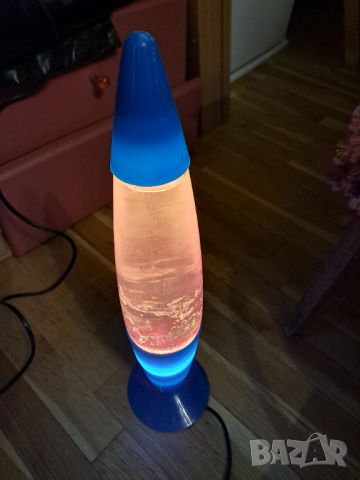 Стара лава лампа със светлинен ефект, снимка 5 - Декорация за дома - 40325327