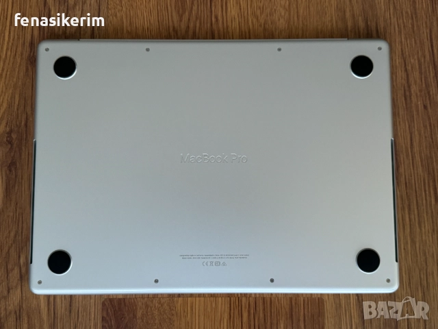 ЧИСТО НОВ 14' Apple MacBook Pro 2021 M1 Pro Silver 16GB RAM/1ТB SSD/Бат 2 цик 100%, снимка 5 - Лаптопи за работа - 52891975