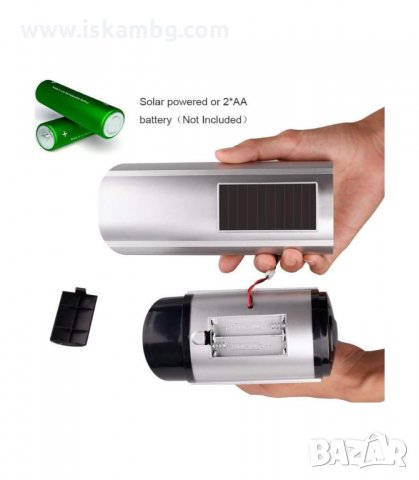 ФАЛШИВА ОХРАНИТЕЛНА КАМЕРА СЪС СОЛАРЕН ПАНЕЛ - код 1200, снимка 5 - Други - 33992938