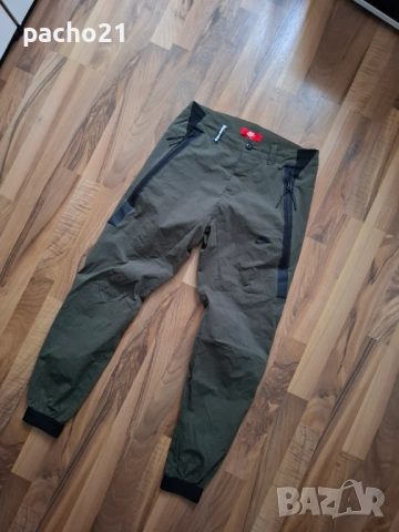 Nike Tech Pants Woven Bonded Jogger Tapered Khaki Cargo , снимка 2 - Спортни дрехи, екипи - 53711293