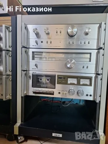 Сет оригинален unit rack шкаф AKAI Усилвател АM-2250 * тунер AT-2250 * дек CS-703D , снимка 8 - Ресийвъри, усилватели, смесителни пултове - 55885747