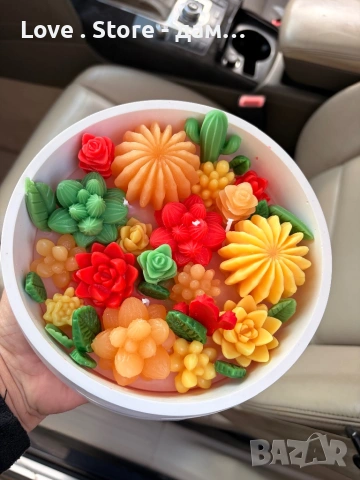 Голяма кашпа свещ , снимка 2 - Декорация за дома - 53503104