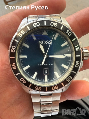 мъжки метален часовник Hugo Boss 100 meters deep ocean bracelet de montre HB-271-1-27-2806 / HB15132