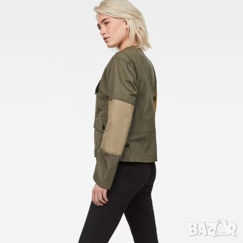 Ново! G-Star Aefon Field Spm Overshirt Green WMN Дамско Яке Размер М, снимка 10 - Якета - 41695069