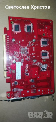 Продавам видео карта AMD HD3470 256MB GDDR3 64Bit VGA DVI HDMI PCI-E, снимка 2 - Видеокарти - 41433909