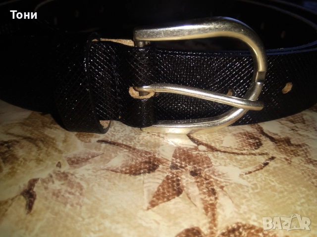 VANZETTI Оригинал Нов Дамски Колан Изцяло от Естествена Кожа 125см, снимка 7 - Колани - 52563055