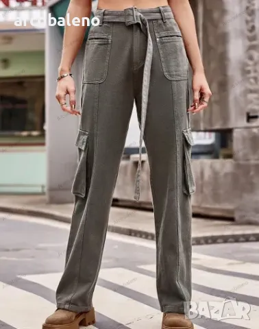 Дамски американски хип-хоп дънкови ежедневни панталони, 3цвята , снимка 8 - Дънки - 48395934