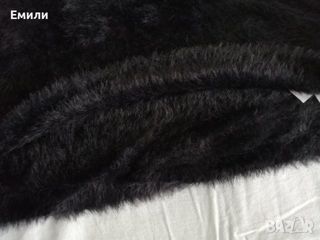 Дамска къса еластична плюшена пола с висока талия в черен цвят р-р S (36) и M (38), снимка 11 - Поли - 42336994