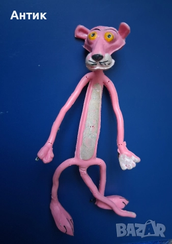 Рядка Гумена Фигурка Играчка Пинко от Соца 70'те год., снимка 4 - Колекции - 52566309