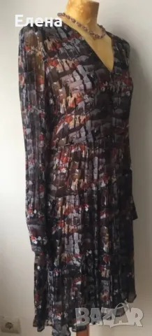Рокля ADOLFO DOMINGUEZ.100% вискоза. размер M/S. , снимка 3 - Рокли - 50280085