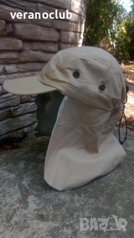 Шапка с Кърпа от памучен плат