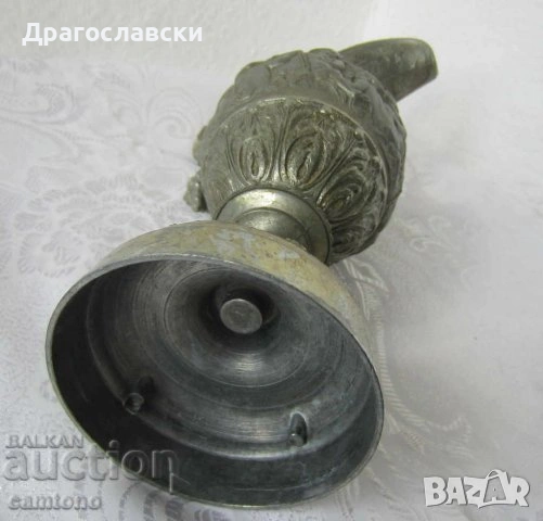 Тежка красива ваза, цвят  кехлибар и фруктиера, стъкло, стъклен, зелен пепелник Сливен, снимка 16 - Вази - 10670305