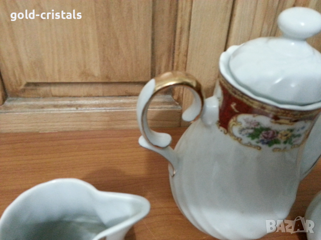 Стар български порцелан чийник захарница латиера, снимка 8 - Антикварни и старинни предмети - 36163991
