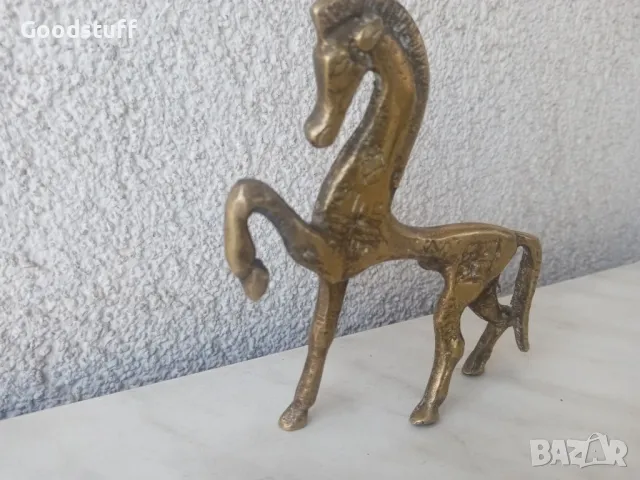 Кон, бронз, рядък,фигура, статуетка, етруски,винтидж, снимка 2 - Статуетки - 47890708